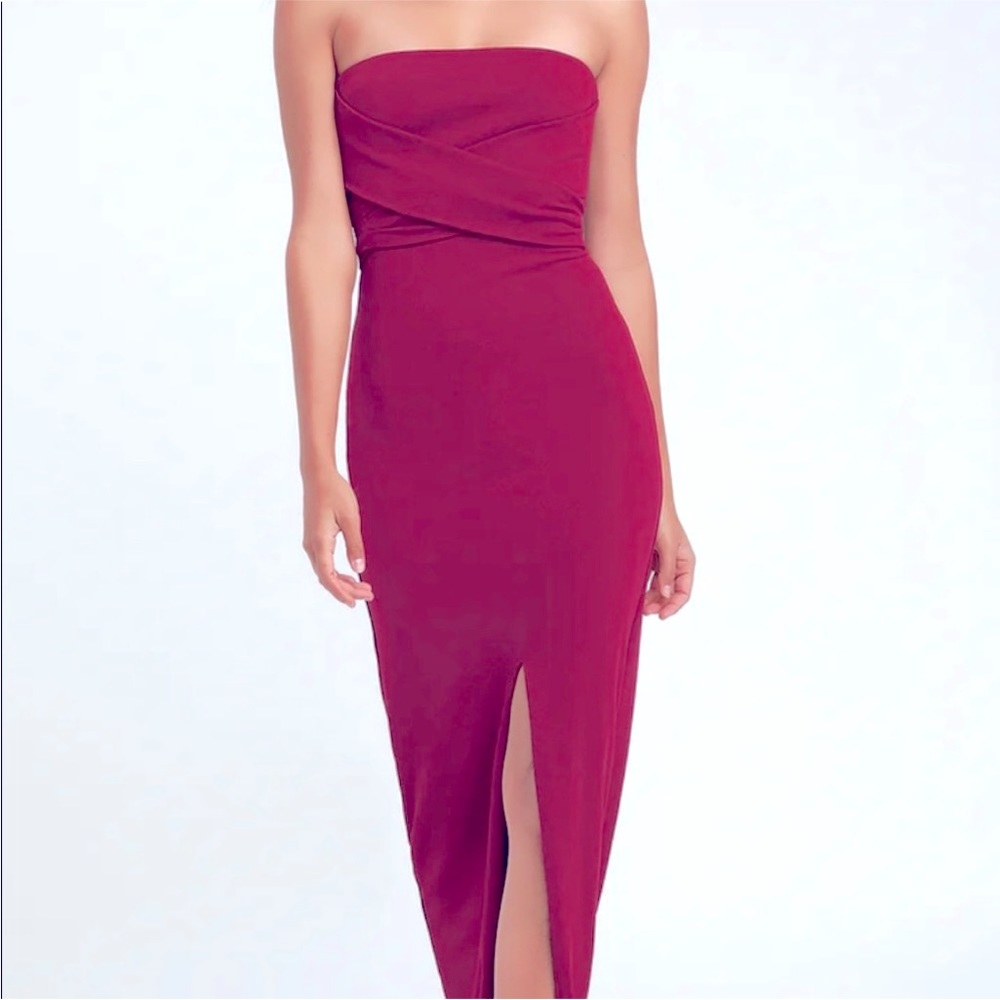 Strapless Lulu’s maxi dress, new with tags!